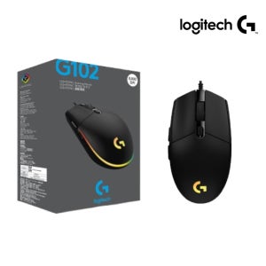 로지텍코리아 로지텍G G102 2세대 LIGHTSYNC 게이밍마우스 정품박스 (블랙)