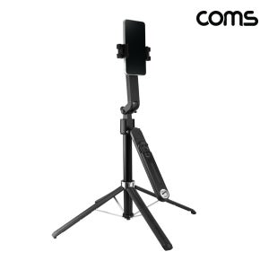 COMS 스마트폰 삼각대 짐벌, 셀카봉 얼굴인식 AI 인물추적 자동회전 블루투스 JA388