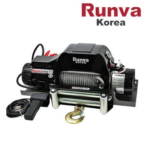 런바코리아 차량용윈치 견인 DC윈치 RKEX-12500F 5.6톤 콘트롤박스내장