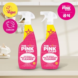 더 핑크스터프 미라클 멀티클리너 주방 욕실 다용도 세정제 찌든때제거 750ml, 2개
