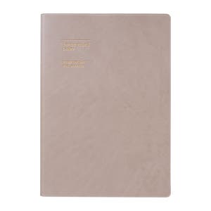 마크스 3년 다이어리 A5 연속 일기 주간 육아 성장 하루 한페이지 베이지, 1개