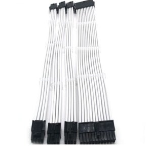 24핀 컴퓨터 조립 케이블 슬리빙 컴퓨터 부품 케이블 연장 세트