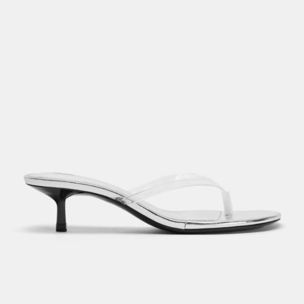 자라 메탈릭 이펙트 힐 샌들 METALLIC-EFFECT HEELED SANDALS 3386/710/087