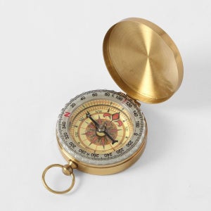 클래식 나침반 길잡이 등산 야광 캠핑용 휴대용 여행 l