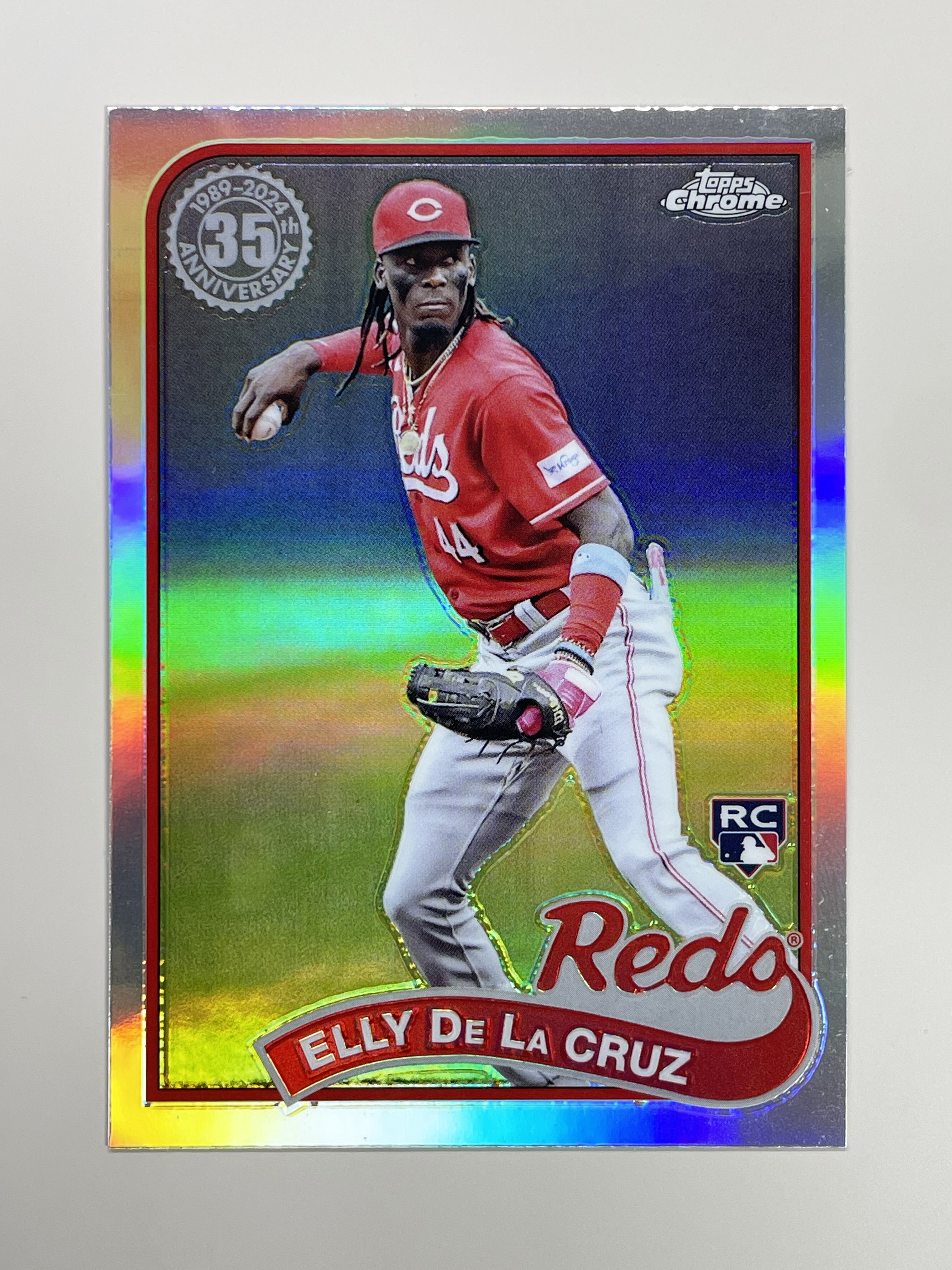24 Topps Chrome 89CB-11 Refractor RC 엘리 데 라 크루즈