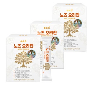 아이당 노즈 오리진 어린이 도라지 퀘르세틴 삼백초 추출물 유산균 스틱 30포, 3개