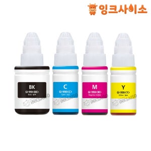 GI-990BK GI-990C GI-990M GI-990Y 캐논 호환잉크(재생) 4색 SET PIXMA G4900 G4911