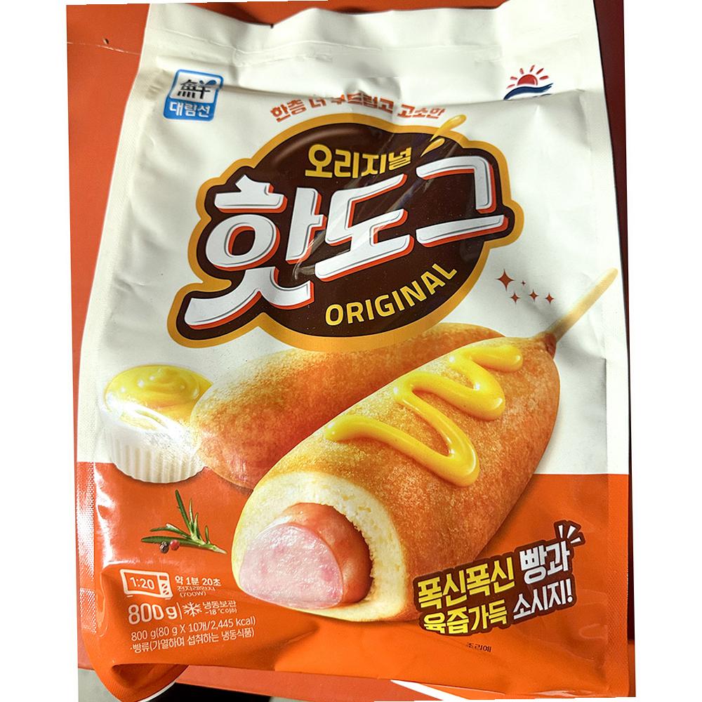 대림선 핫도그 냉동핫도그 간식 분식재료