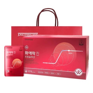 정관장 화애락 진 토탈솔루션 70ml 30포 1박스 여성갱년기 건강 면역력 피로개선 홍삼액