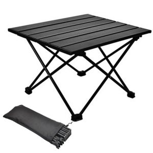캠핑 테이블 접이식 롤 테이블 블랙