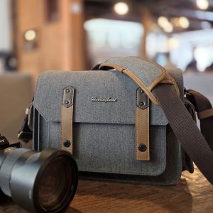 헤링본 카메라가방 숄더백 파파스포켓 K시즌5 미디엄 DSLR 미러리스 소니 캐논 니콘 후지