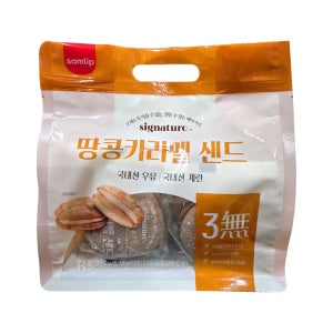 삼립 땅콩카라멜 샌드 32g, 6개입, 1개