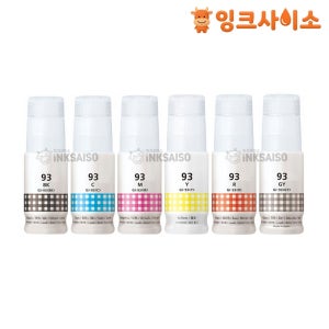 GI-93BK GI-93C GI-93M GI-93Y GI-93R GI-93GY 캐논 호환잉크(재생) 6색 SET G590 G595 G690 G695