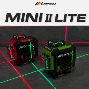 코텐 MINI 2 LITE 레드/그린 세트 레이저레벨기 코어강화버전 4D 미니2 레벨기 2026 신제품 레드20배 그린8배 메모리기능 탑재