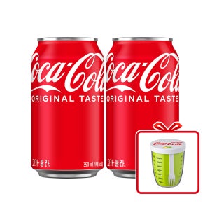 코카-콜라 CAN 350ml 48개(2x24입) + 코크 샐러드팟 (옵션선택)