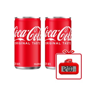 코카-콜라 CAN 190ml 90개(3x30입) + 미니 탁상시계 (옵션선택)