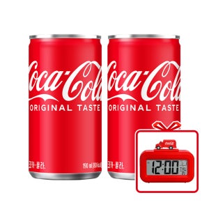 코카-콜라 CAN 190ml 90개(3x30입) + 미니 탁상 시계 (옵션선택)