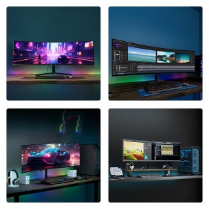 와이드모니터 커브드 49인치 4K 165Hz VA 화면 레벨 1 34인치 4K 144Hz 곡면 IPS 기본구성