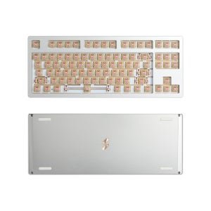 SPM AL87B 풀 알루미늄 텐키리스 TKL 핫스왑 커스텀 기계식 키보드 베어본 DIY키트 (HMX 위스퍼 핑크축)