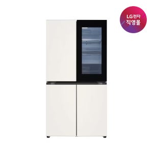 [LG전자 직영]LG 디오스 AI 오브제컬렉션 냉장고 (노크온) T876MEE312