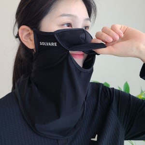 솔바레 국산 자외선차단마스크 골프 러닝 자전거 쿨 여름 등산 여성 마스크 얼굴 햇빛가리개