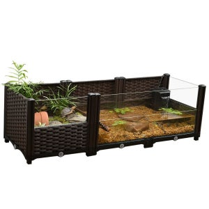 육지거북이집 반수생 어향 수조 표준형 사육장 키우기