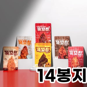 닭가슴살칩 단슐랭 꼭꼬칩 헬스닭가슴살 실온닭가슴살 혼합_갈비5+랜치5+불닭4, 30g, 14개