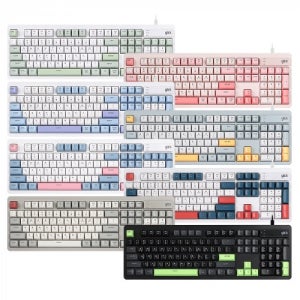 지클릭커 OFFICEPRO OPK50 사일런스 M RGB 무소음 방수 104 (Gundam) / M