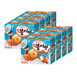 오리온 참붕어빵 우유슈크림맛 348gx8개(1BOX)