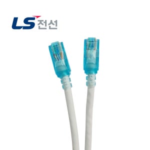 LS전선 CAT6 기가 UTP 랜선 랜케이블 인터넷선 패치코드 3m, 그레이