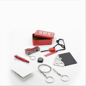 생존툴 다용도 공구 맥가이버 칼 나침반 줄 톱 와이