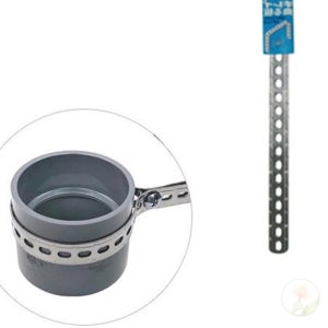 밴딩플레이트 200mm 배관고정브라켓 철판플레이트 파이프고정