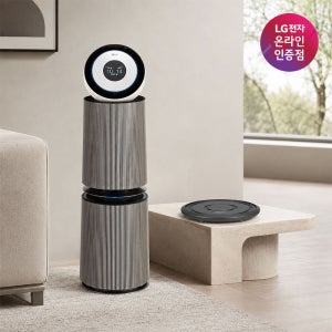 LG 퓨리케어 오브제컬렉션 AI 360 공기청정기 AS335NSAC+PWH8DBA 무빙휠 포함