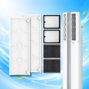 [호환] LG 엘지 에어컨필터 세트 FQ19P7DPAN 듀얼 스탠드 초미세2+미니2+탈취2