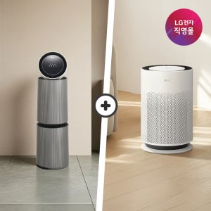 [LG전자 직영]LG 퓨리케어 공기청정기 세트 AS336NSLC+AS186HWWA