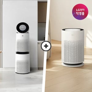 [LG전자 직영]LG 퓨리케어 공기청정기 세트 AS305DWWA+AS186HWWA