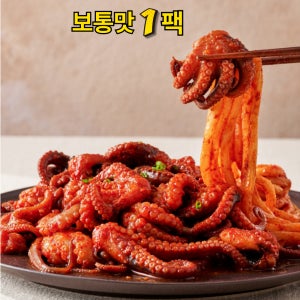 불소반 쭈꾸미 3단계매운맛 양념 쭈꾸미 볶음 캠핑 밀키트 보통맛, 500g, 1개