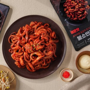 불소반 쭈꾸미 3단계매운맛 양념 쭈꾸미 볶음 캠핑 밀키트 매운맛, 500g, 1개