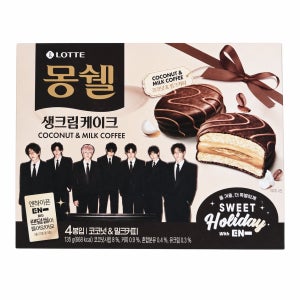 몽쉘 생크림케이크 코코넛&밀크커피 135g 34g, 4개입, 4개