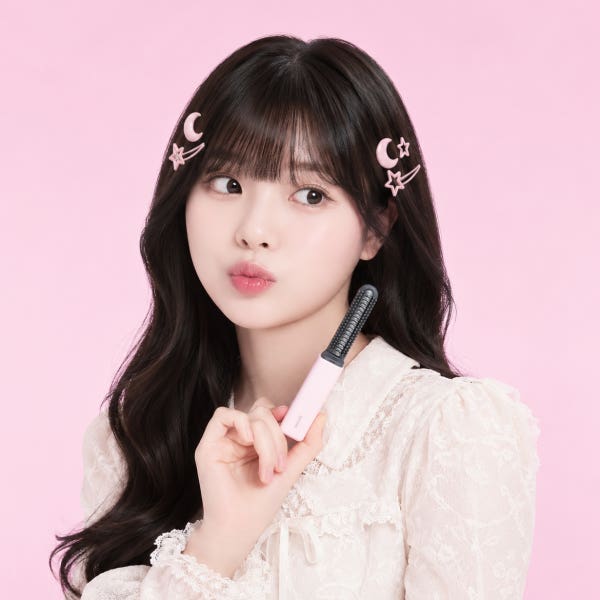 오르빗 미니매직 미니고데기 초소형 무선 헤어 브러쉬형 잔머리 뿌리볼륨 14cm