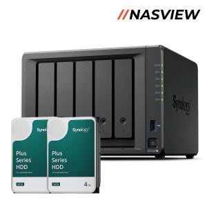 시놀로지 나스 DS1525+ 8TB (4TBx2) 5베이 NAS 서버 초기설치 원격지원