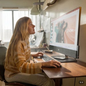 파빌리온 32-b1001kr HP컴퓨터 최신일체형PC 게이밍올인원 32형 4K RTX