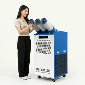 이동식 에어컨 코끼리 산업용 대형 3구 신일 SMA-PC7400B 블루