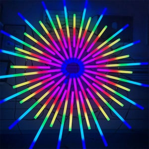 국산 LED 방수 컬러 라인 바 RGB 패턴 간판 인테리어 조명 판타스틱 12V 1m
