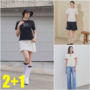 [힐크릭] 26ss 여성 골프 의류 썸머 티셔츠3종 1+1+1