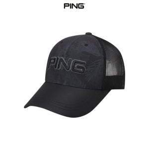 핑 골프웨어 남성 패턴 메쉬 6쪽 볼캡 통풍가능 캡모자 PING E2CP411