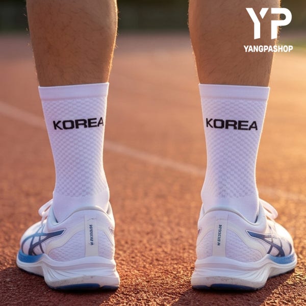 KOREA 러닝 양말 얇은 컴프레션 압박 발목보호 스포츠 양말