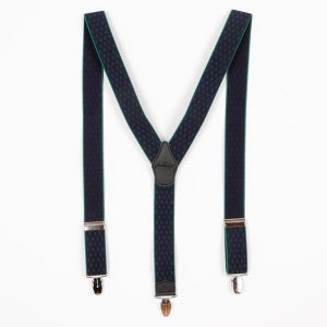 남성 작은 패턴 멜빵 정장패션 캐주얼룩 데일리룩