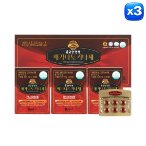 [종근당건강] 건강한 혈관관리엔 메가 나토키나제 350mg 90정, 3개