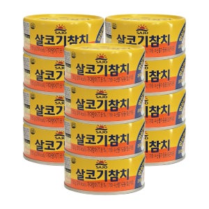 사조 참치 살코기, 135g, 12개